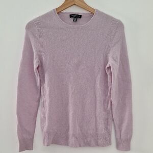 Saks Fifth Avenue Light Purple Women's Crew Neck Cashmere Sweater